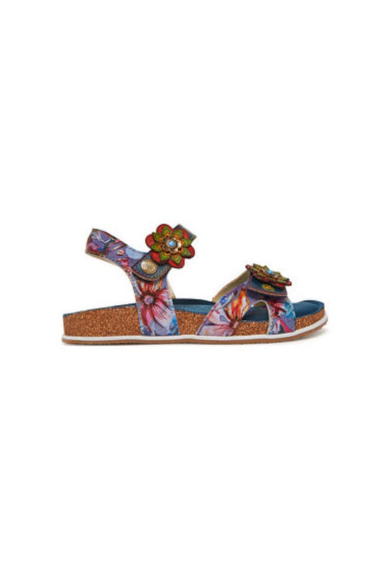 Sandale dama - BRCYANO 12 - Piele naturala - Bleumarin - Bleumarin