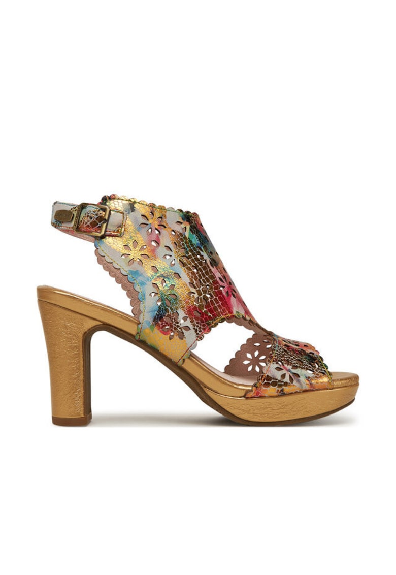 Sandale dama - HICAO 0423 - Piele naturala - Multicolor