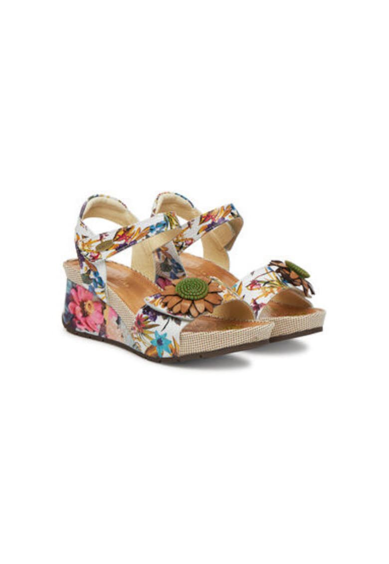 Sandale dama - BARRY 36 - Piele naturala - Multicolor