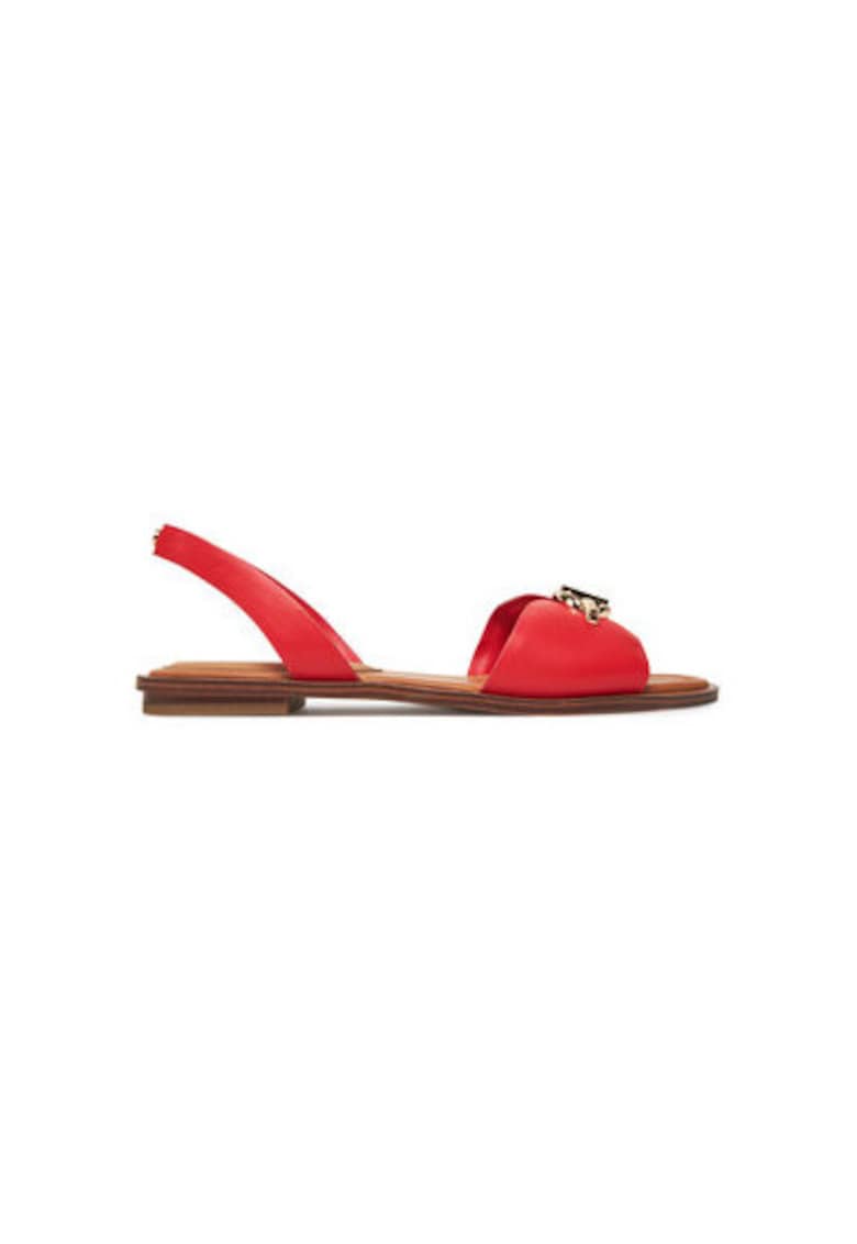 Sandale dama - 13966651 - Piele ecologica - Coral