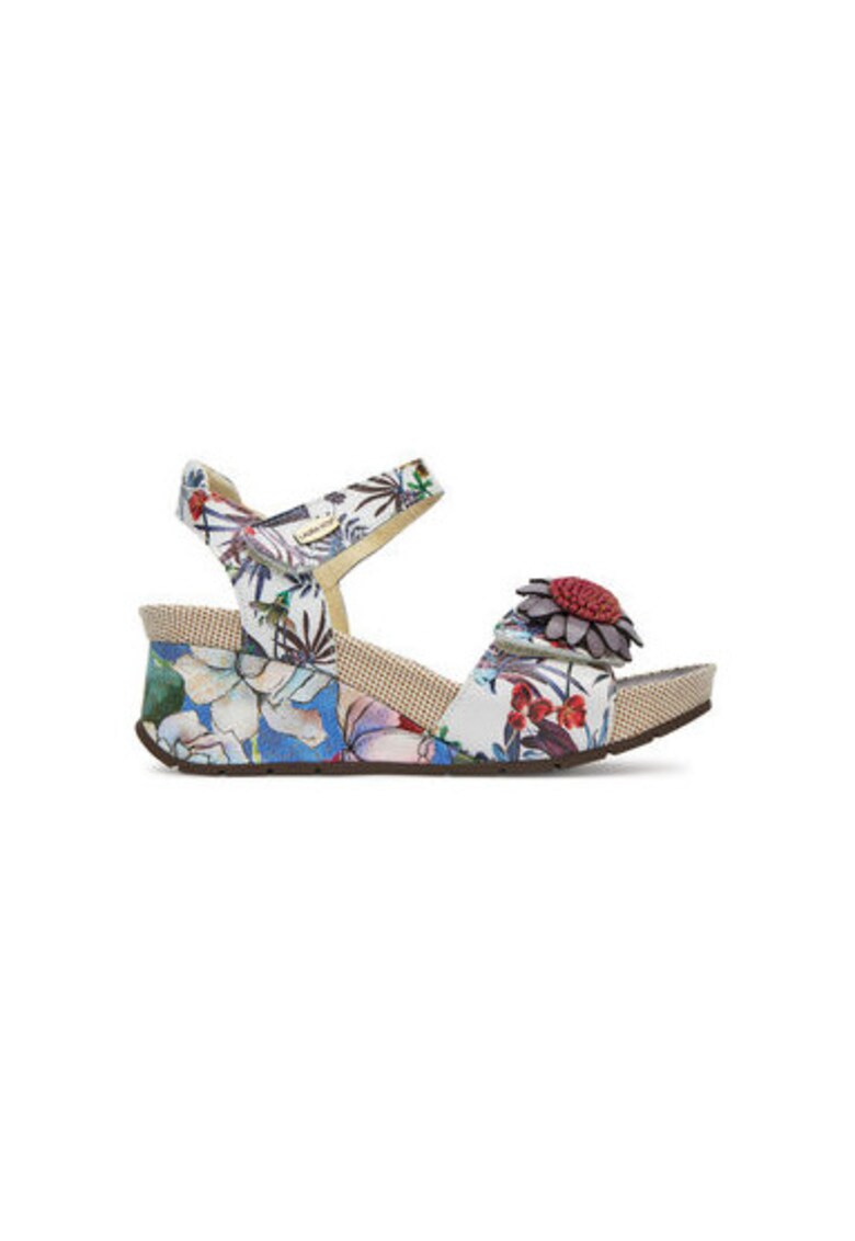 Sandale dama - BARRY 36 - Piele naturala - Multicolor - Multicolor