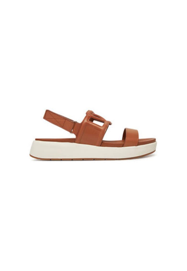 Sandale dama - 13965197 - Piele naturala - Maro