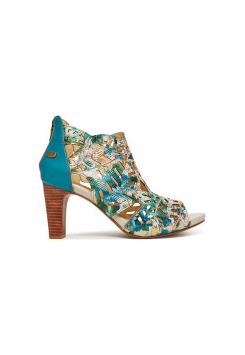 Sandale dama - ALBANE 048 - Piele naturala - Albastru