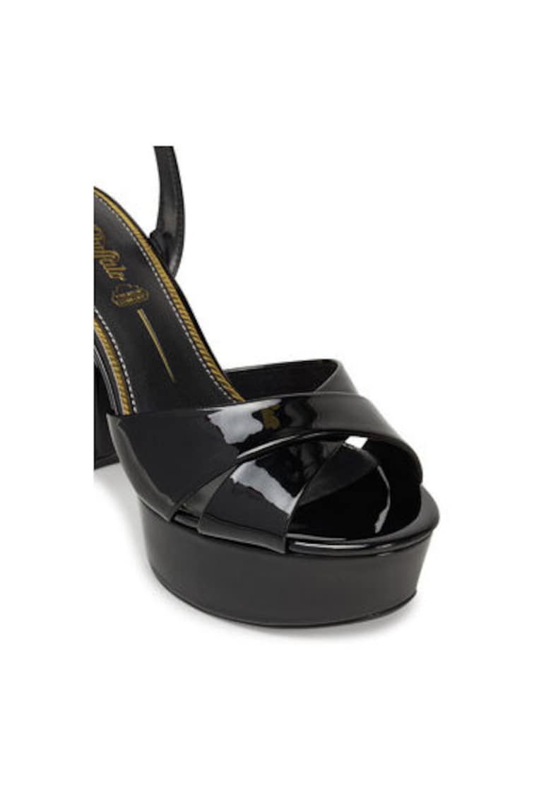 Sandale dama - 1291606 - Piele ecologica - Negru