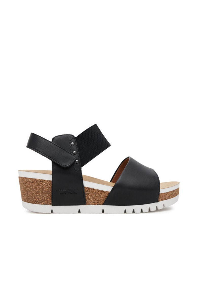 Sandale dama - 83509 - Piele naturala - Negru