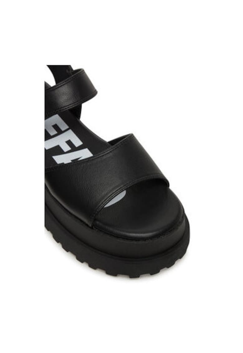 Sandale dama - 1602267 - Piele ecologica - Negru