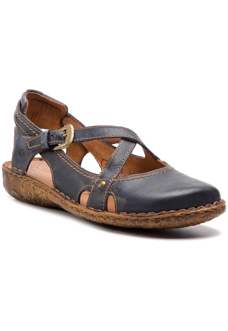 Sandale dama - 79513 - Piele naturala - Bleumarin