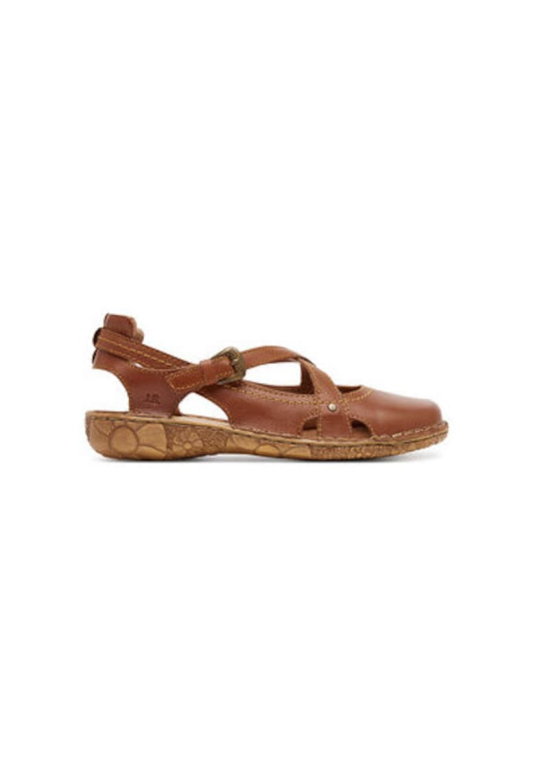 Sandale dama - Piele naturala - - Maro