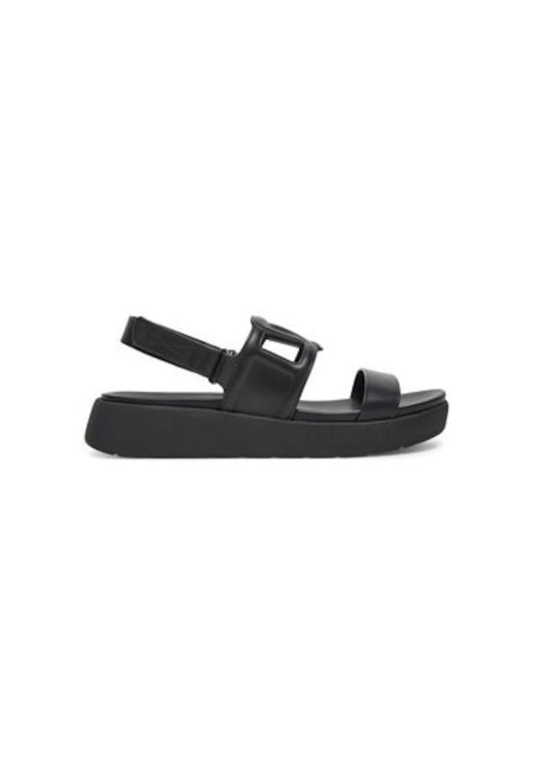 Sandale dama - 13965198 - Piele naturala - Negru