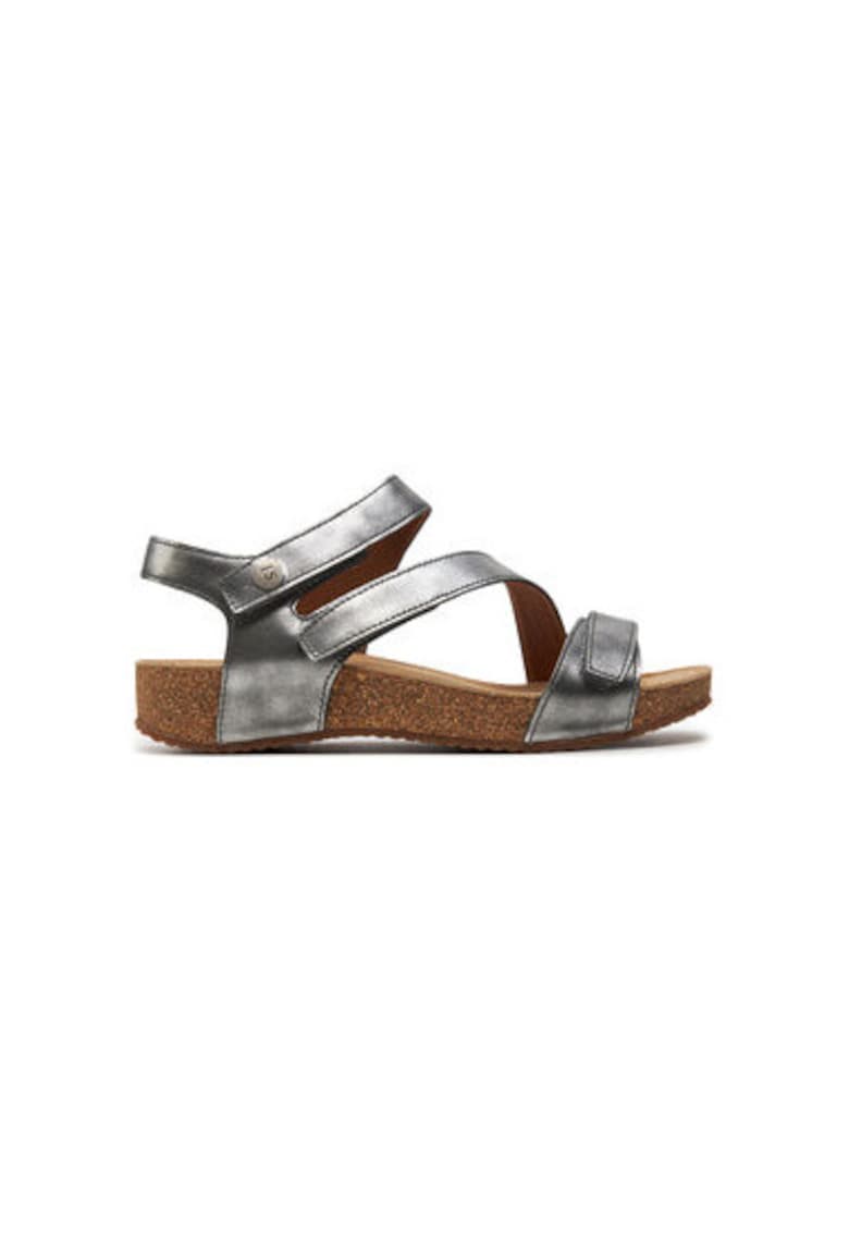 Sandale dama - 78519 - Piele naturala - 36 EU - Argintiu
