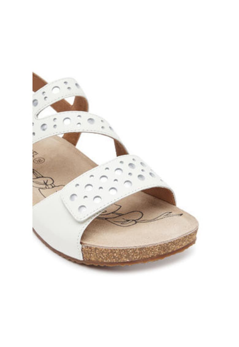 Sandale dama - 78591 - Piele naturala - Alb