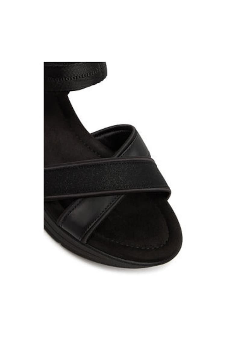 Sandale dama - 1-28262-44 - Textil - Negru