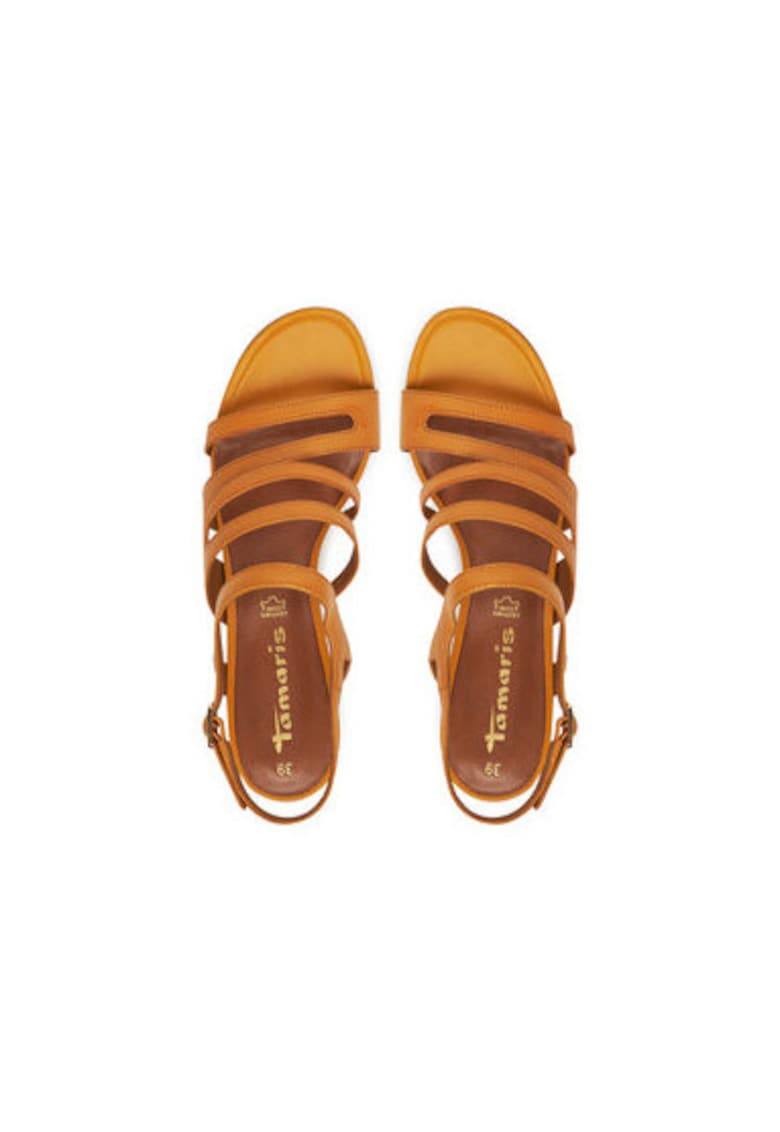Sandale dama - 1-28359-44 - Piele naturala - Galben