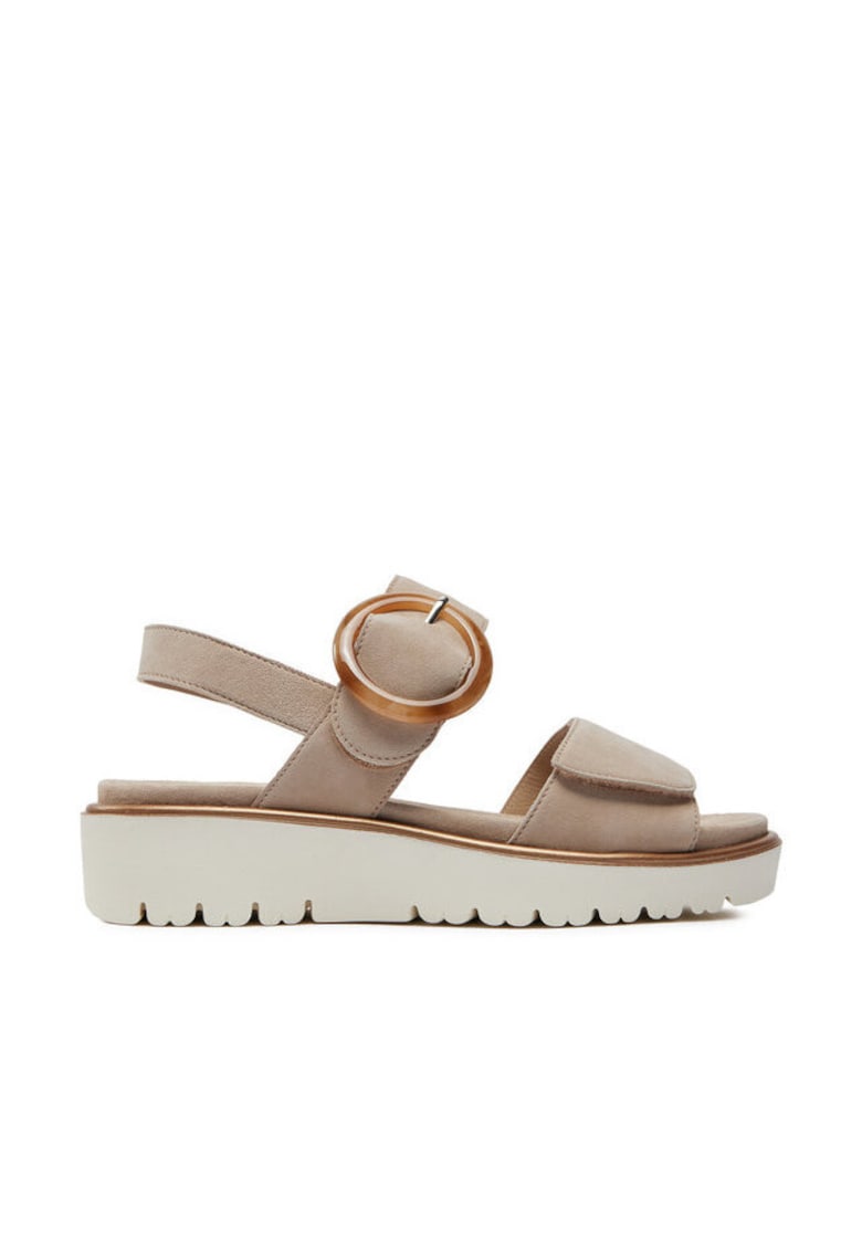 Sandale dama - 12-33505-08 - Piele naturala - Bej