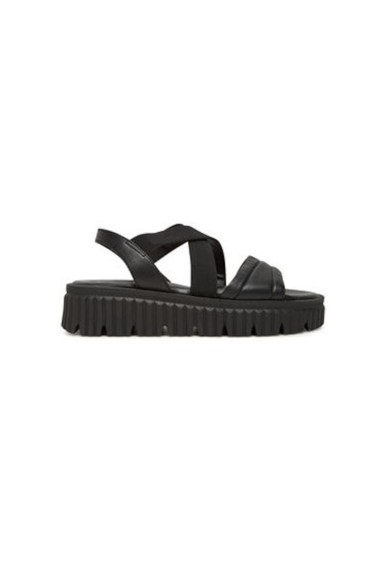 Sandale dama - 1-28710-44 - Piele naturala - Negru