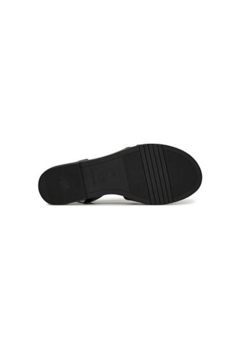 Sandale dama - 1-28111-44 - Piele ecologica - Negru