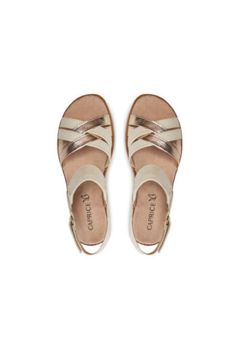 Sandale dama - 9-28752-42 - Piele naturala - Ecru