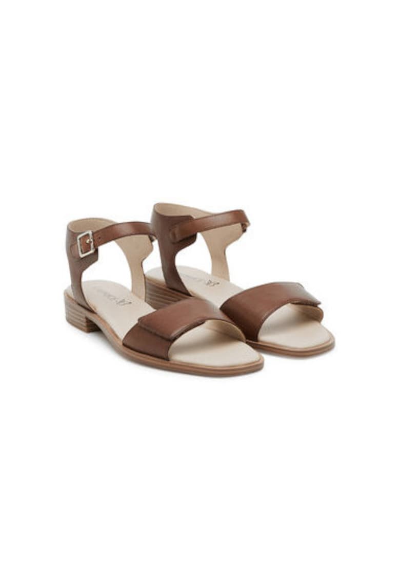 Sandale dama - 9-28202-44 - Piele naturala - Maro - Maro