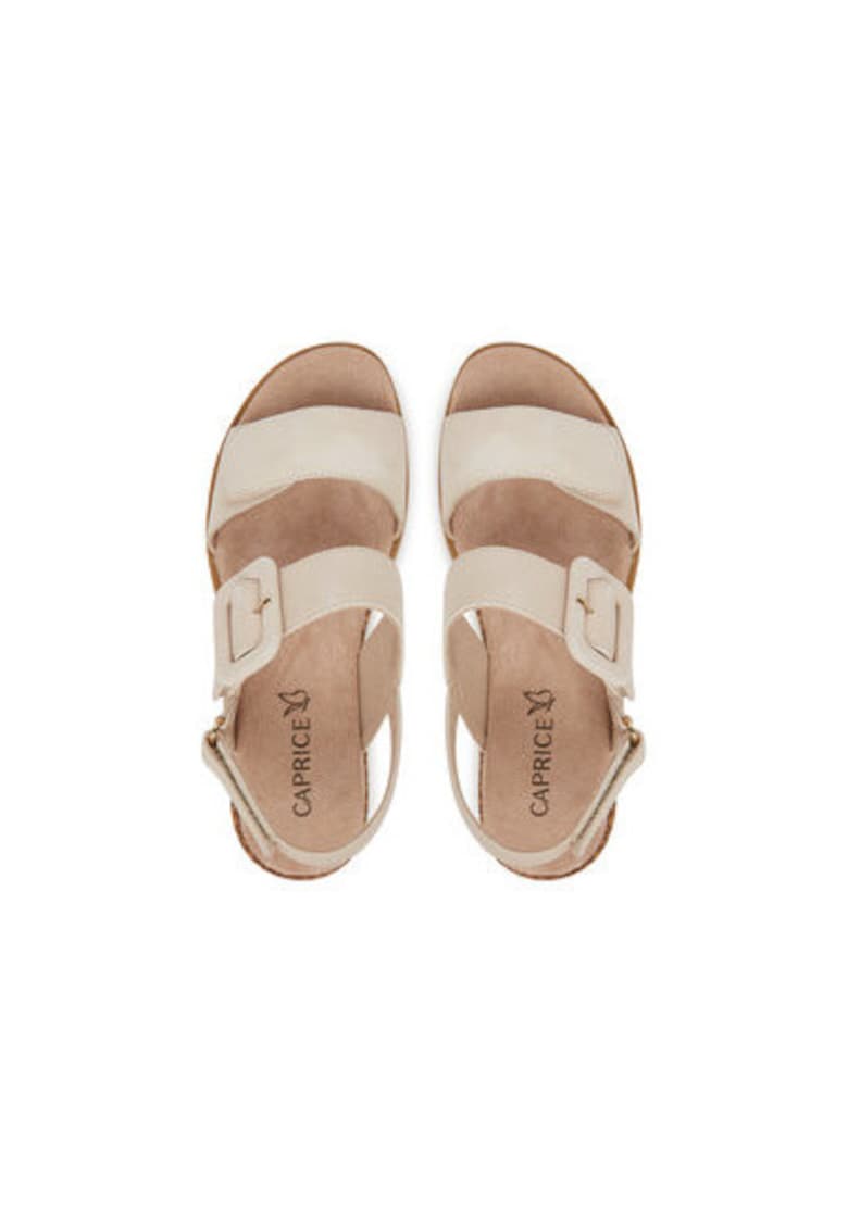 Sandale dama - 9-28753-42 - Piele naturala - Alb - Alb