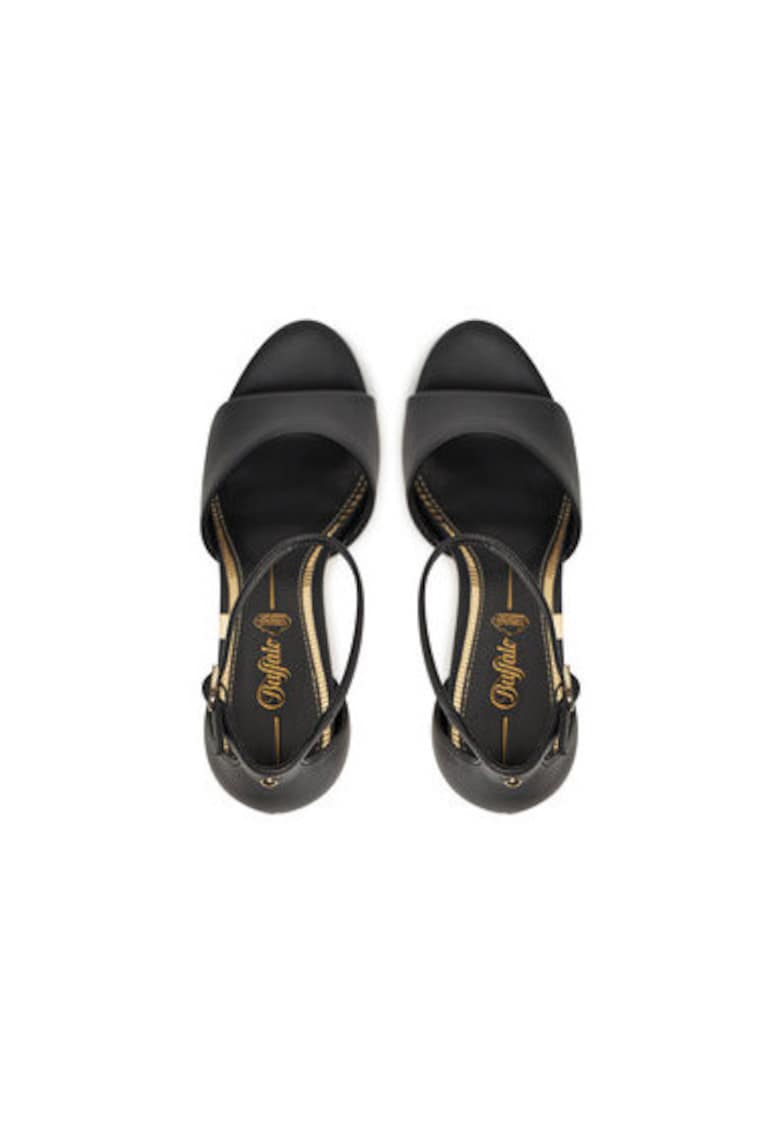 Sandale dama - 1291217 - Piele ecologica - Negru