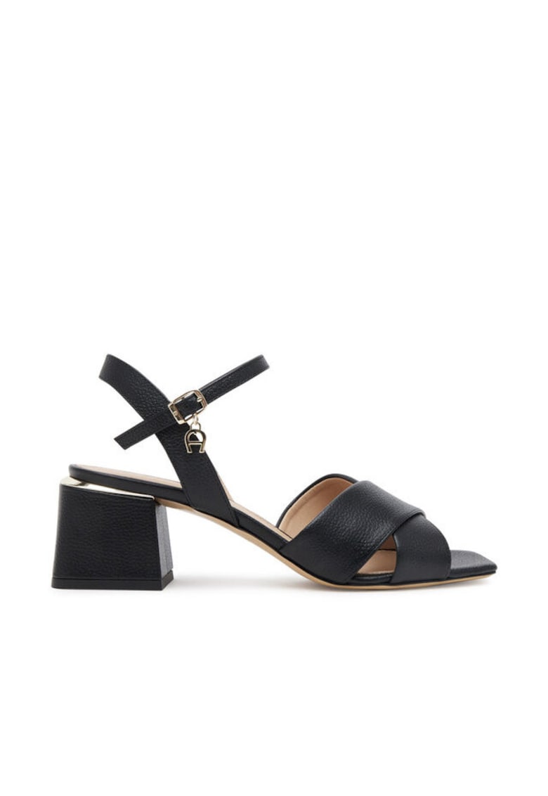 Sandale dama - 1251100 - Piele naturala - Negru