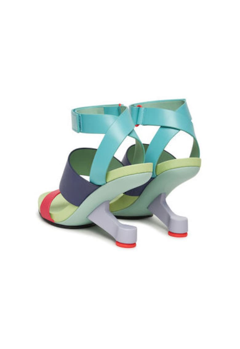 Sandale dama - 1090487716 - Piele naturala - Multicolor