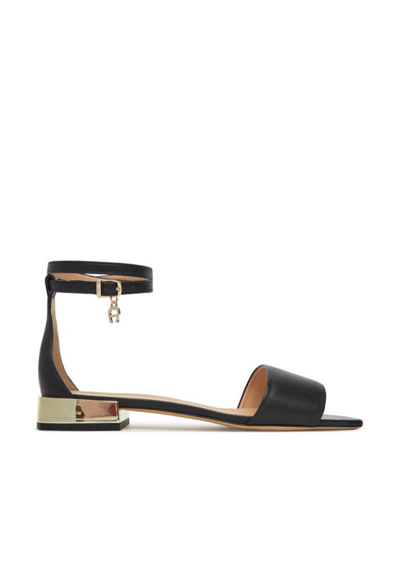 Sandale dama - 1251060 - Piele naturala - Negru - Negru