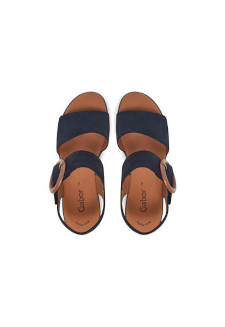 Sandale dama - 64.550.16 - Piele naturala - Bleumarin