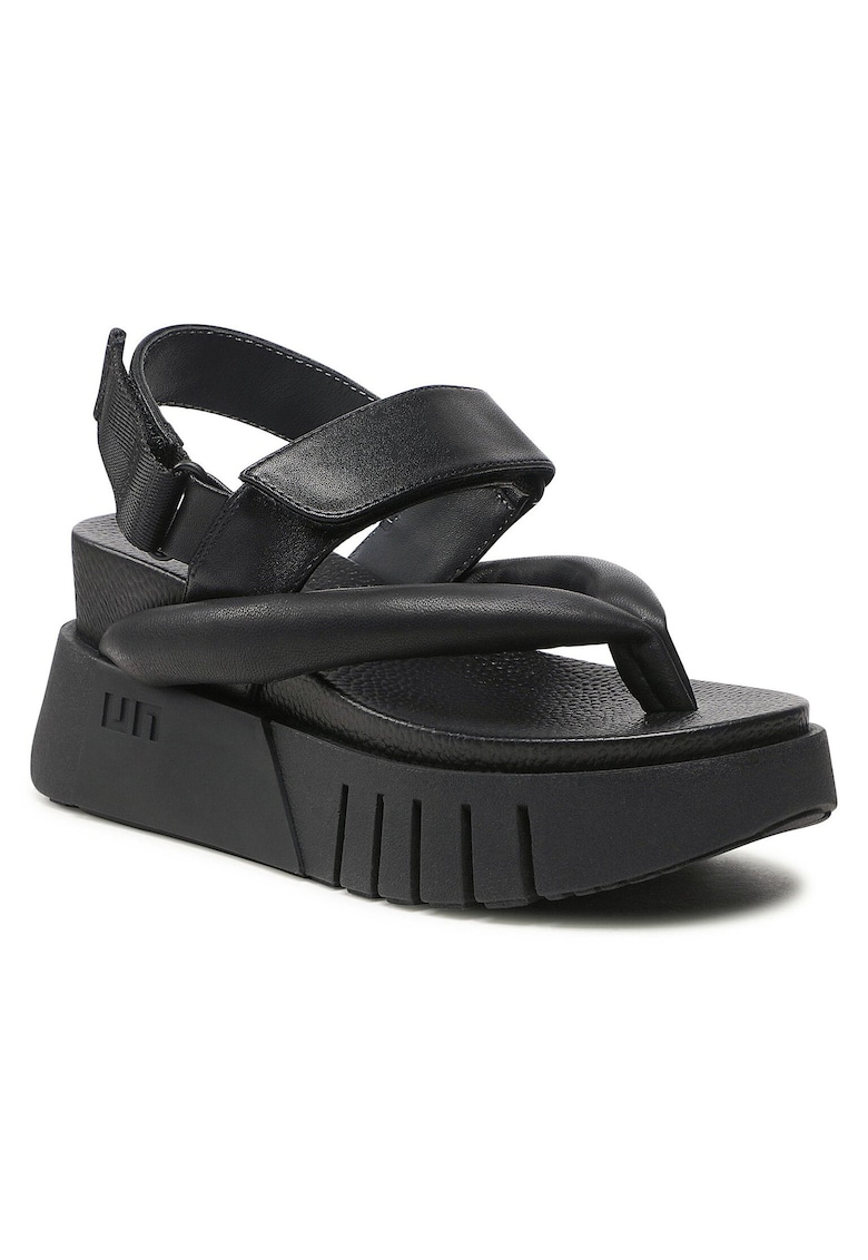 Sandale dama - 302866953 - piele naturala - negru -