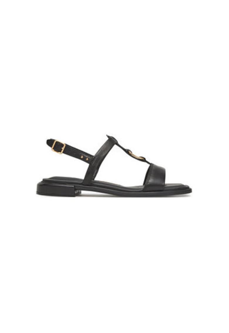 Sandale dama - 26181240 - Piele naturala - Negru