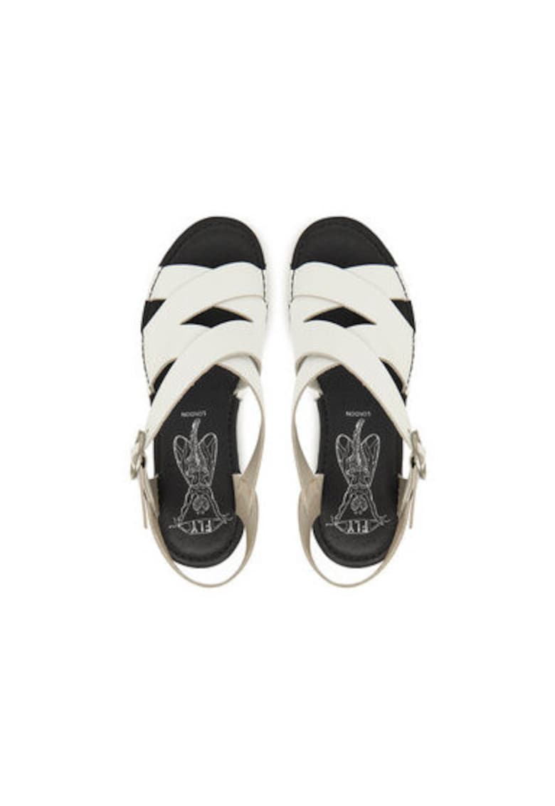 Sandale dama - ERIA536FLY - Piele naturala - Alb