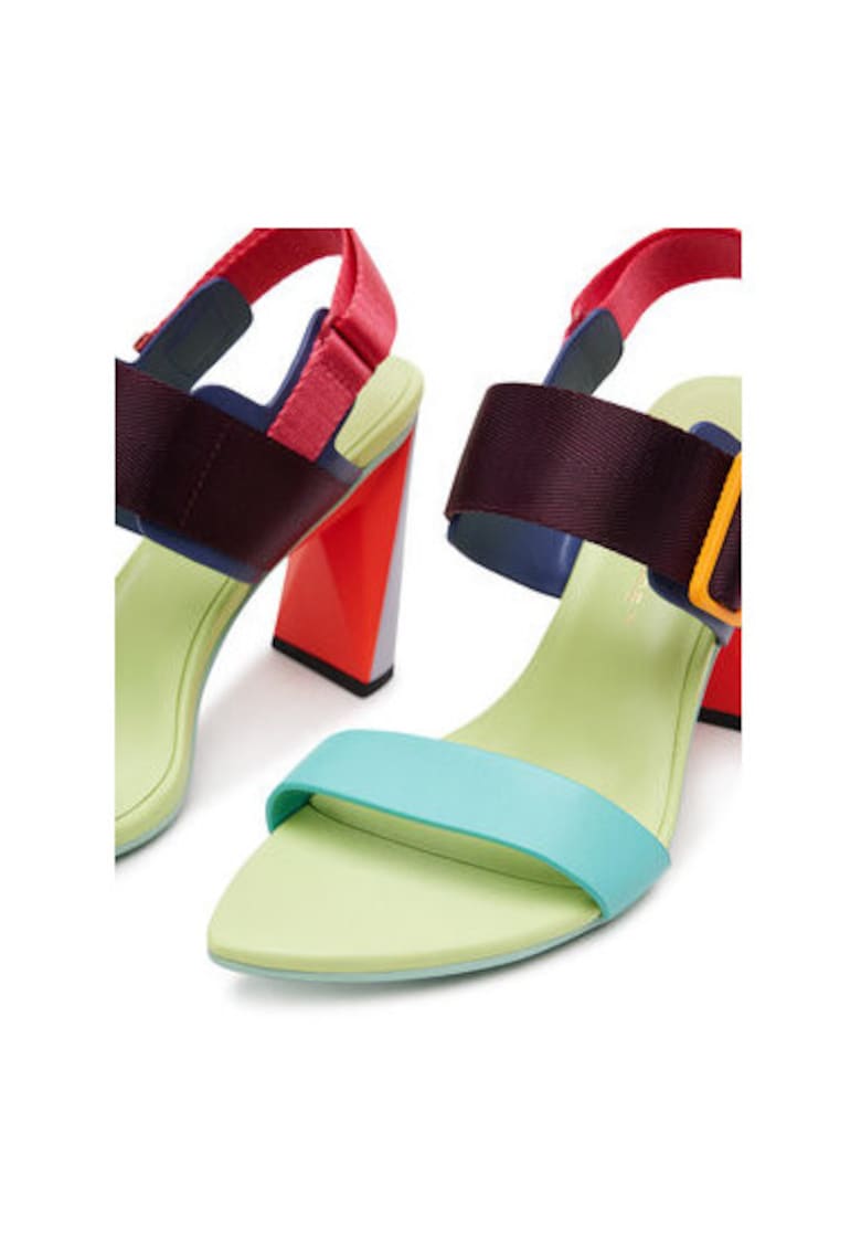 Sandale dama - 1091487716 - Piele naturala - Multicolor