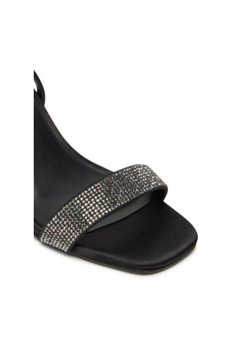 Sandale dama - 15340872 - Piele ecologica - Negru - Negru