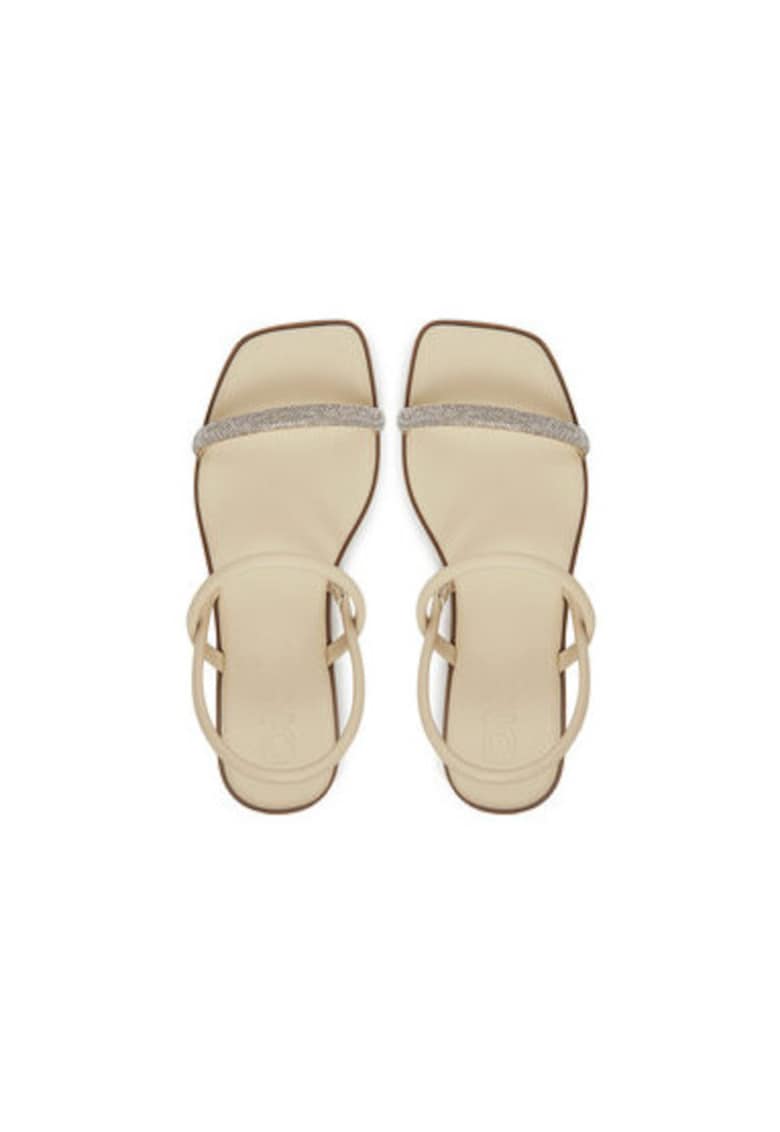 Sandale dama - 15319582 - Piele ecologica - Ecru