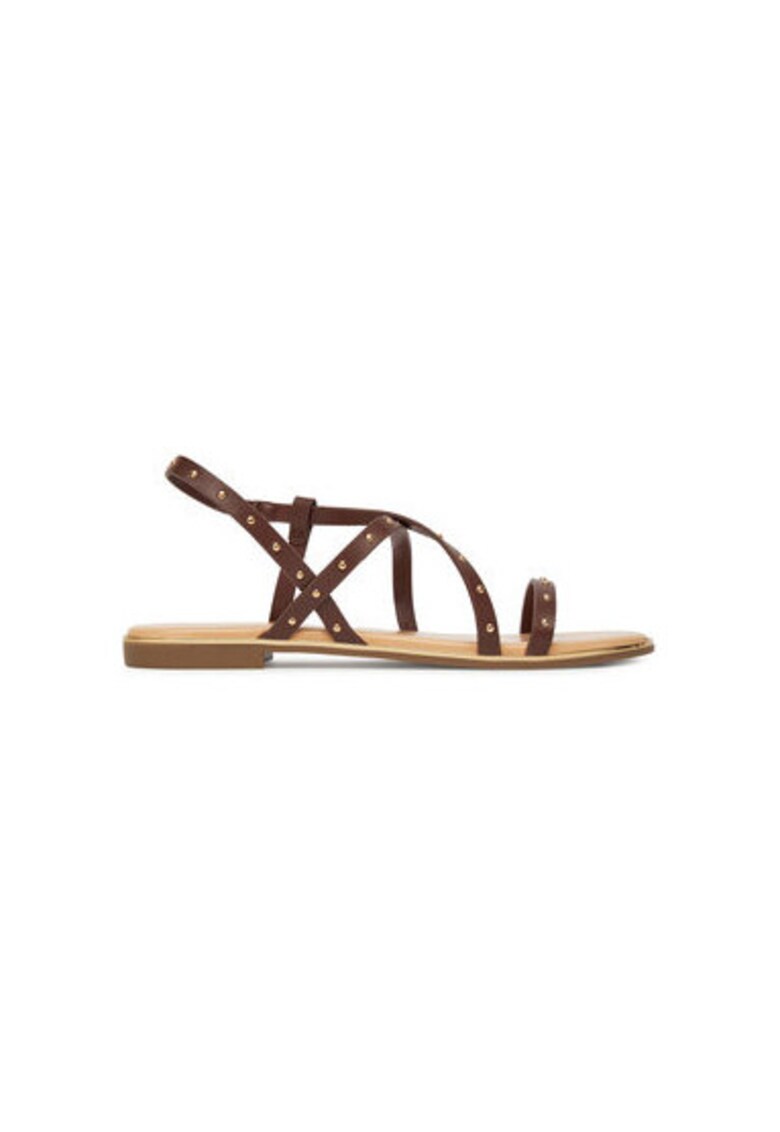 Sandale dama - 15342339 - Piele ecologica - Maro - Maro