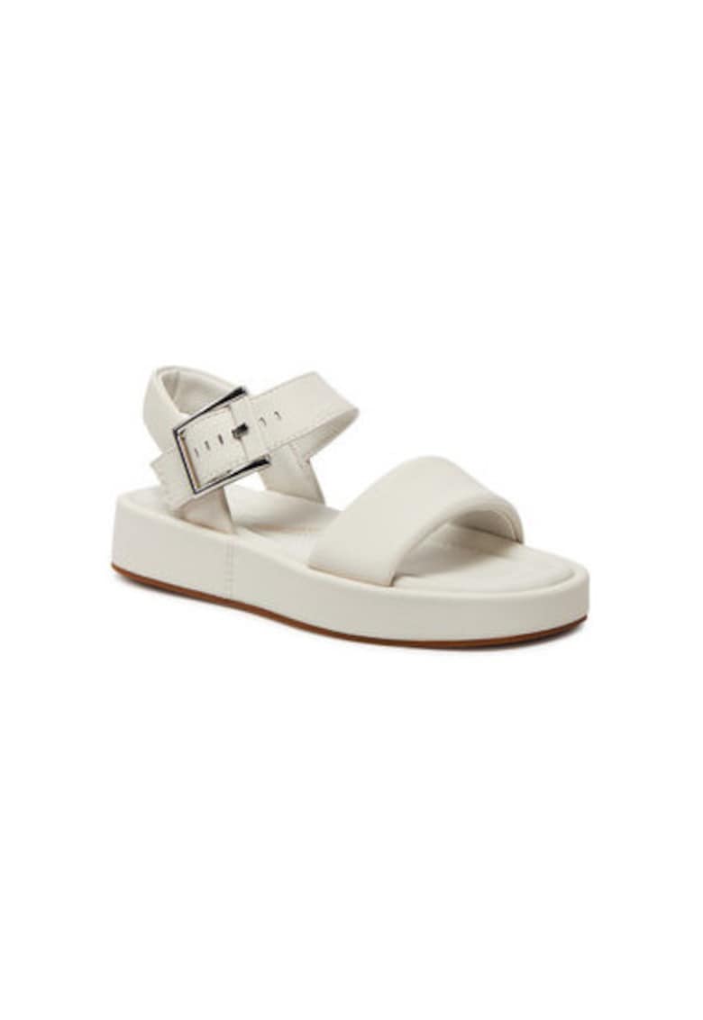 Sandale dama - 26176258 - Piele naturala - Alb