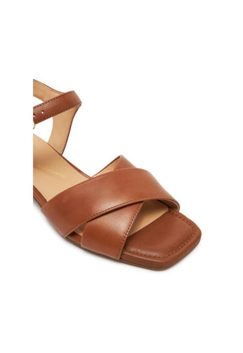 Sandale dama - 26181346 - Piele naturala - Maro