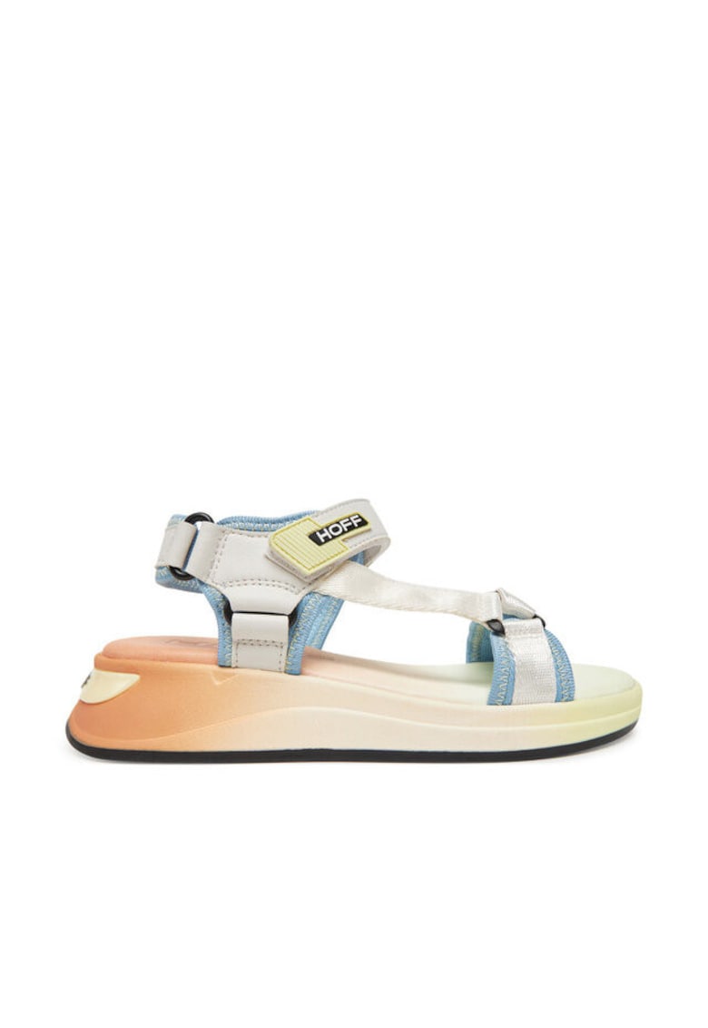 Sandale dama - 12508002 - Piele ecologica - Bej