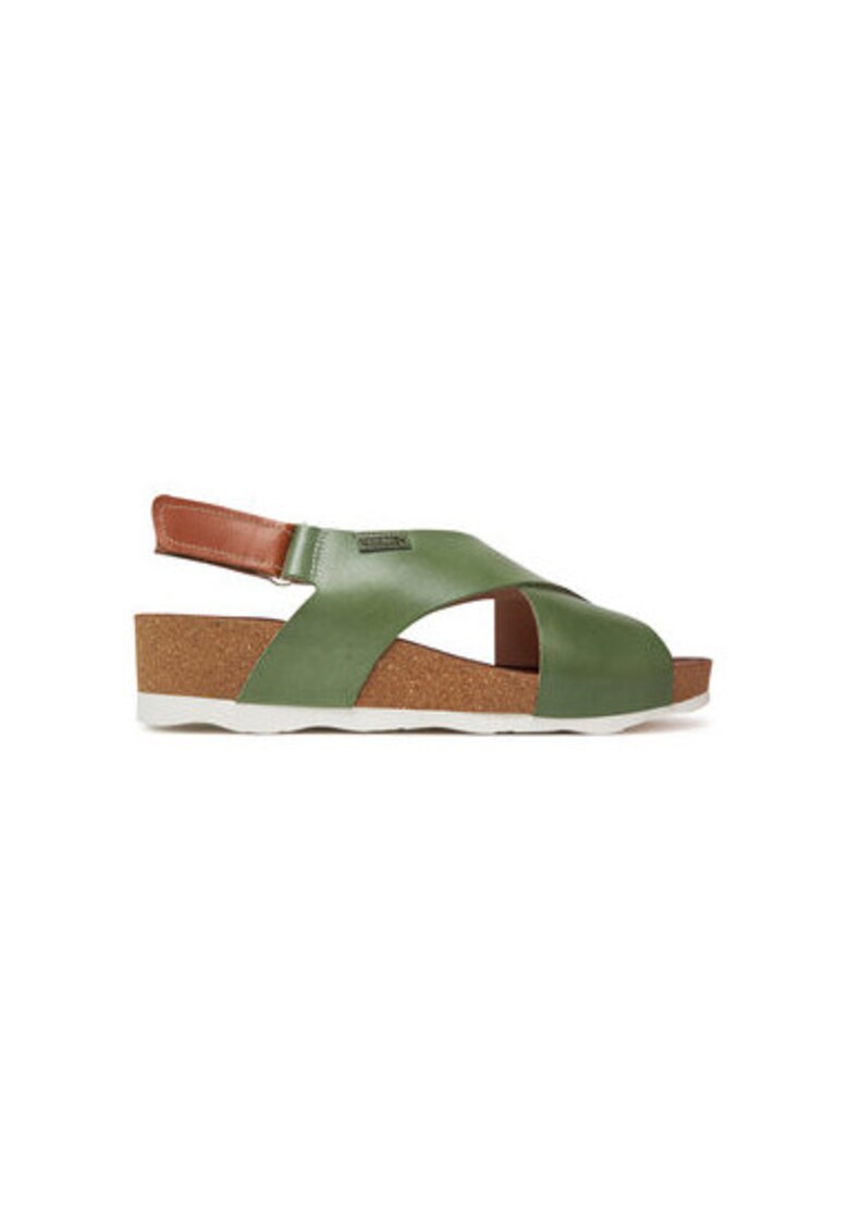 Sandale dama - W9E-0912 - Piele naturala - Verde