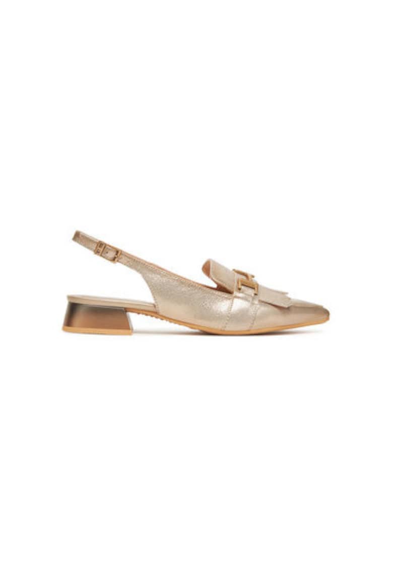 Sandale dama - HV253817 - Piele naturala - Auriu