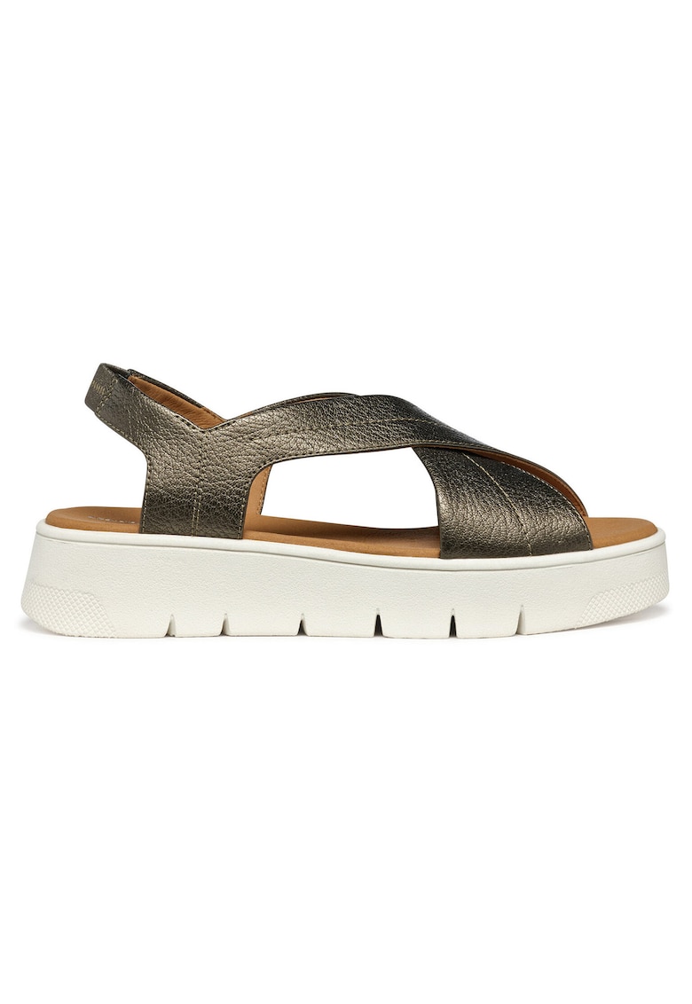 Sandale dama - D55SCA-0002N - Piele ecologica - Verde