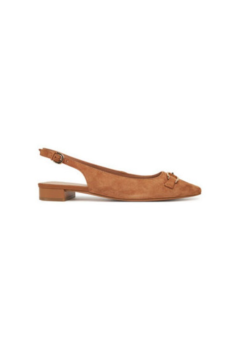 Sandale dama - D55YUE-00021 - Piele naturala - Maro