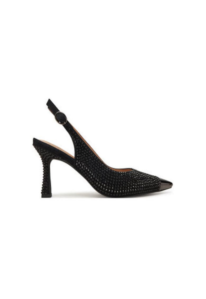 Sandale dama - V250619 - Piele naturala - Negru