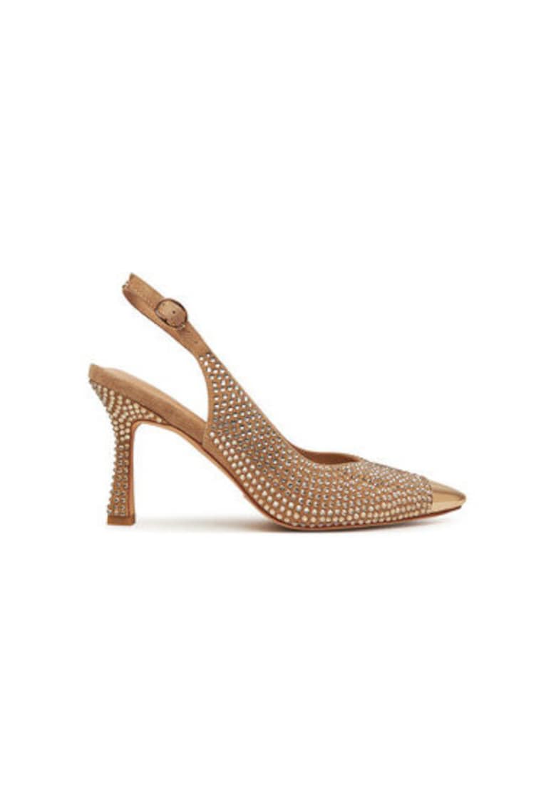 Sandale dama - V250619 - Piele naturala - Bej - Bej