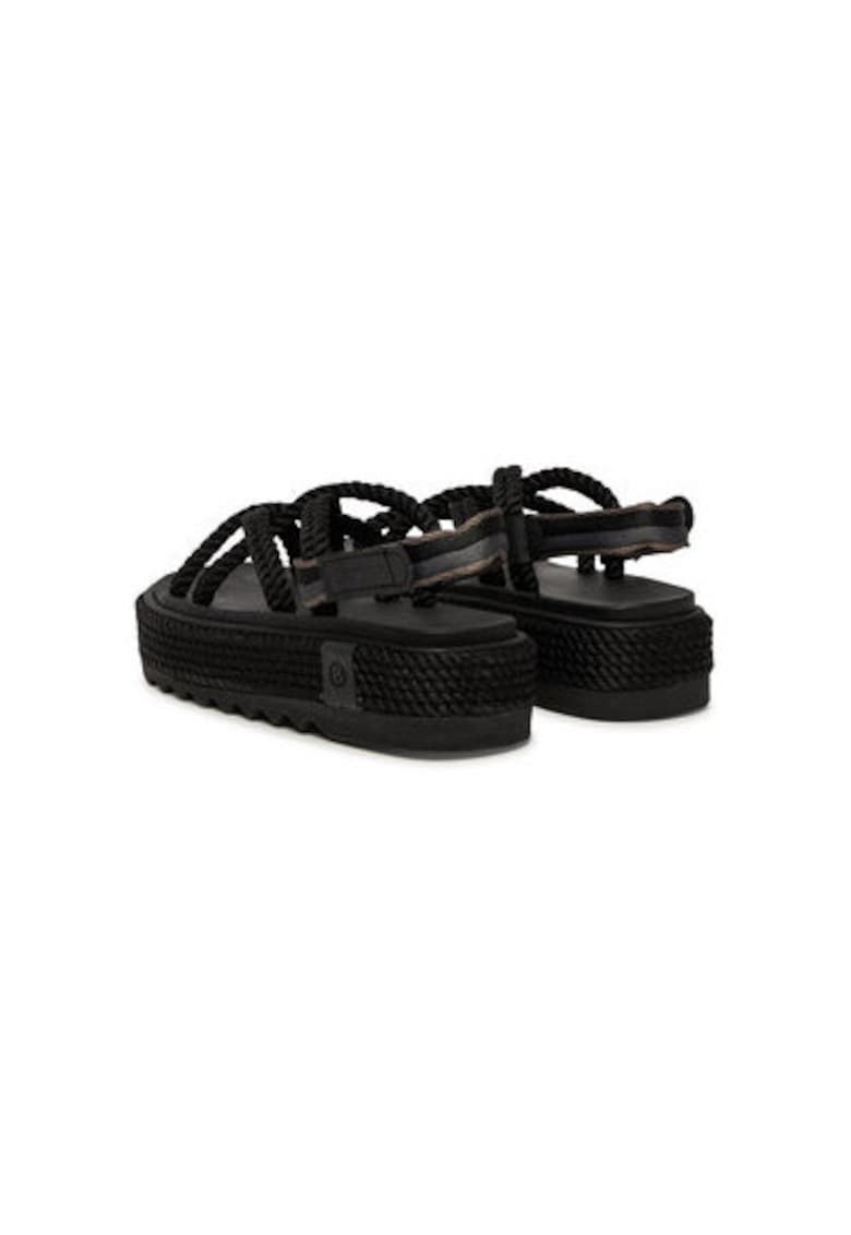 Sandale dama - BOD.0020.CPS - Textil - Negru