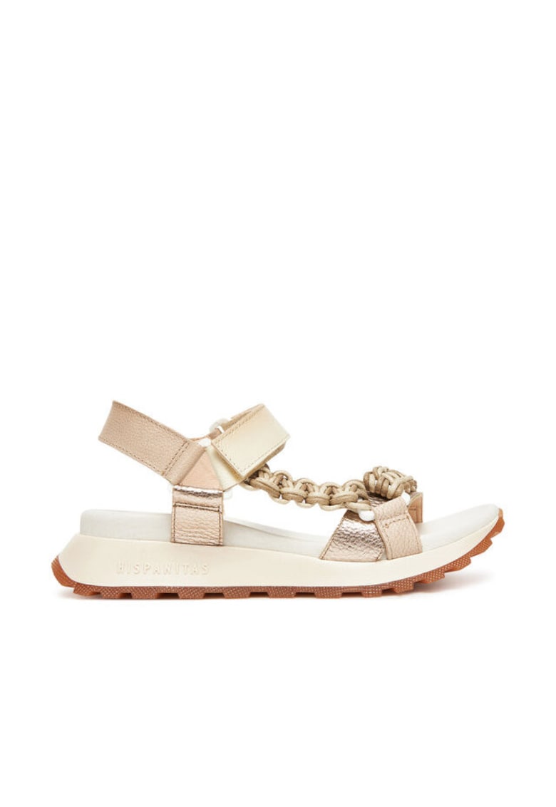 Sandale dama - HV253898 - Piele naturala - Bej - Bej