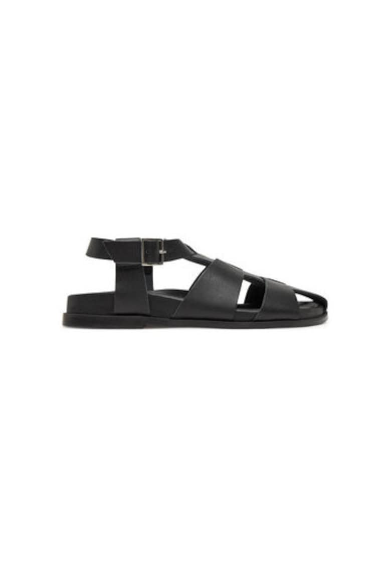 Sandale dama - 85083-U - Piele naturala - Negru