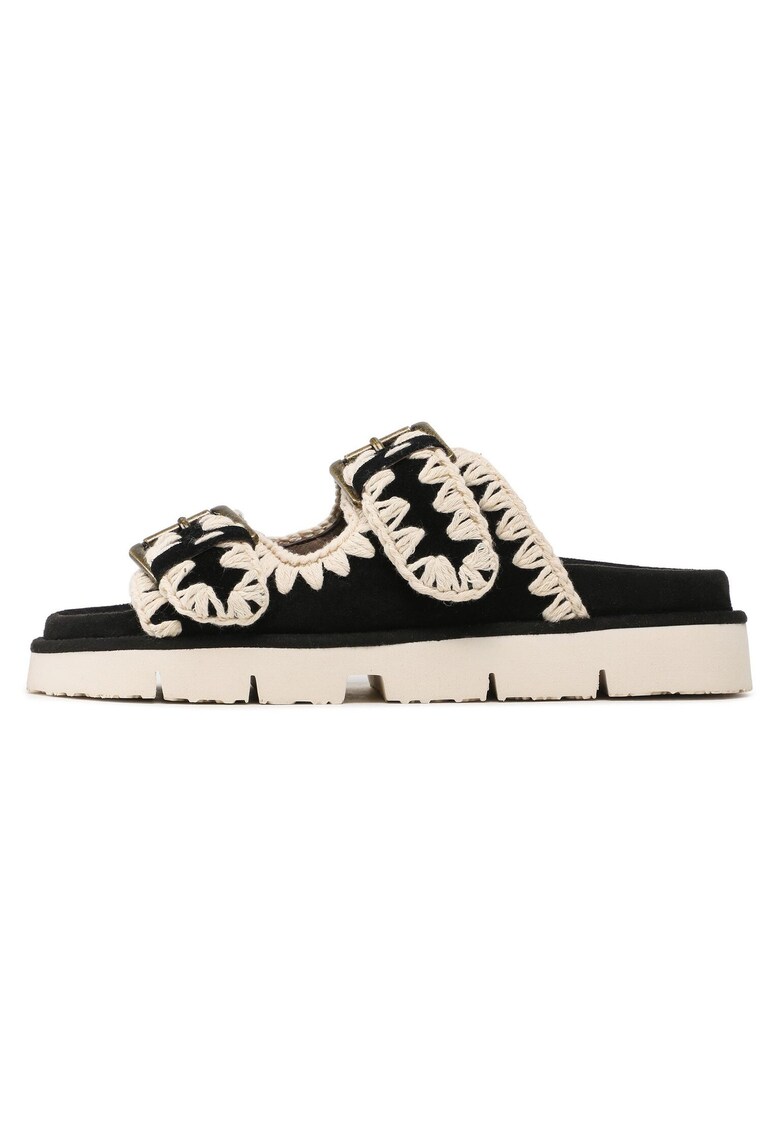 Slapi dama - SW461005A - Textil - Negru