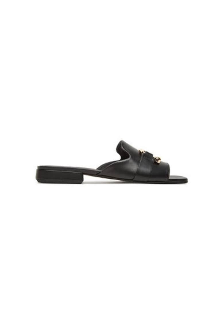 Slapi dama - YJ36FNU X30000 - Piele naturala - Negru