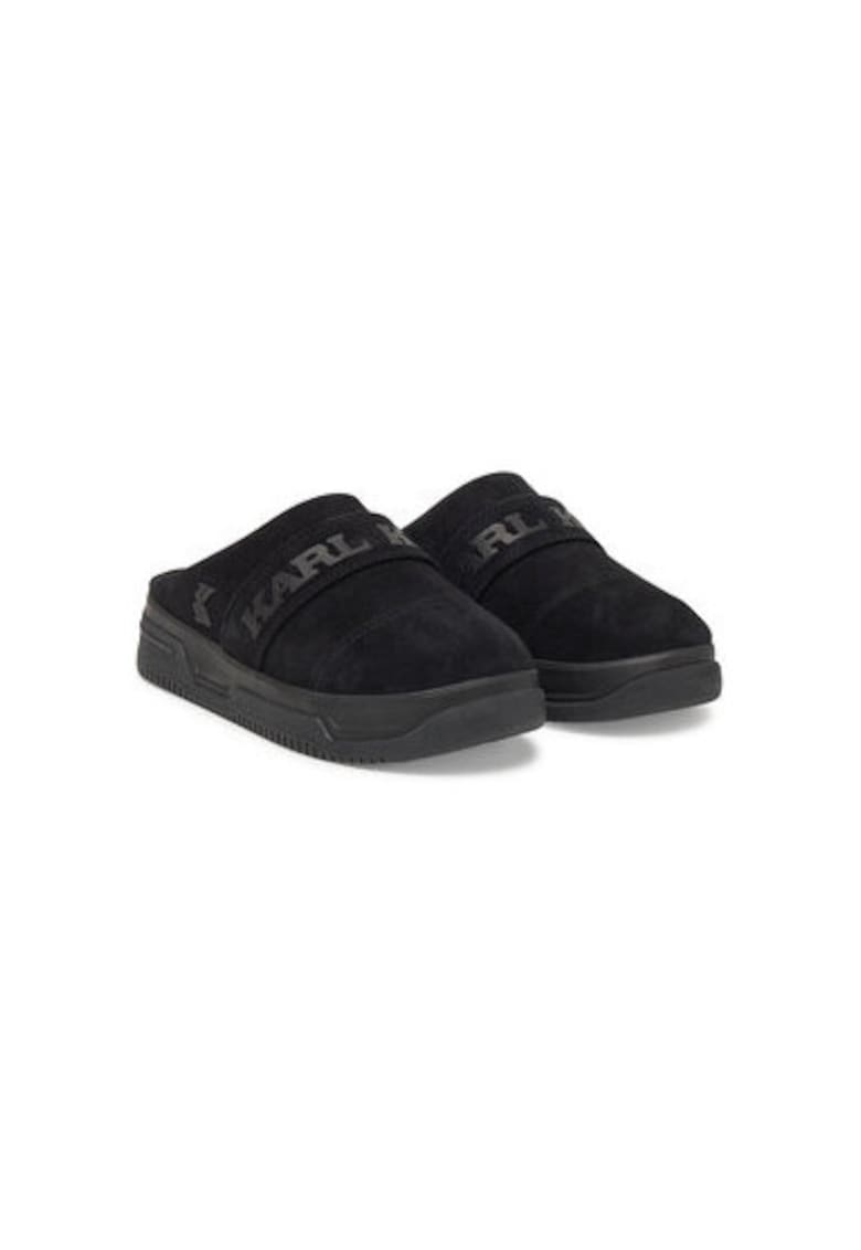 Slapi dama - PD00002686 - Piele naturala - Negru